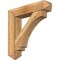 Ekena Millwork Imperial Arts and Crafts Rough Sawn Bracket w/ Offset Brace, Western Red Cedar, 8"W x 36"D x 36"H BKT0806X36X36IMP03RWR - alternate 1